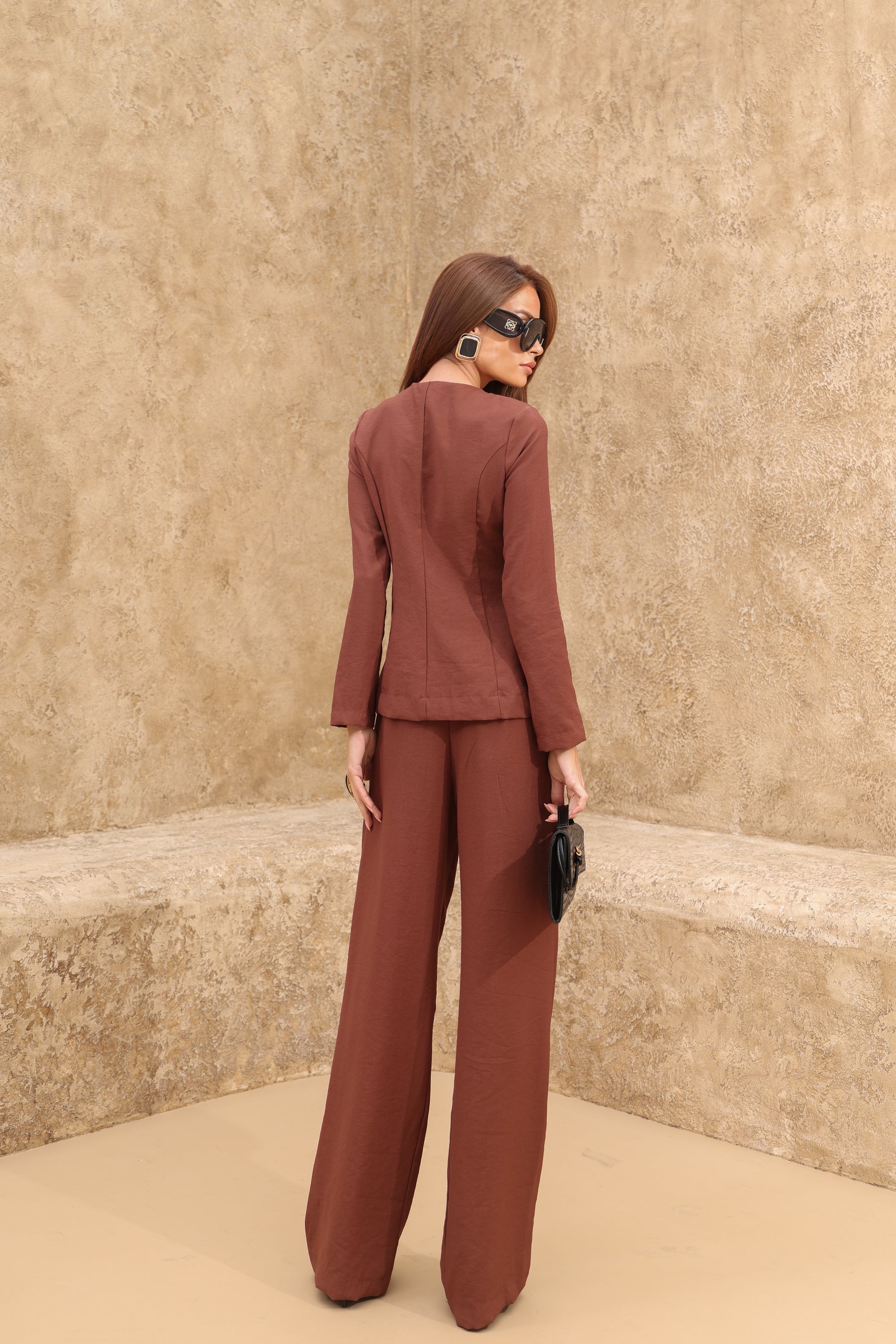 CONJUNTO VALENTINA- MARROM