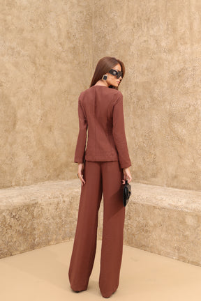 CONJUNTO VALENTINA- MARROM