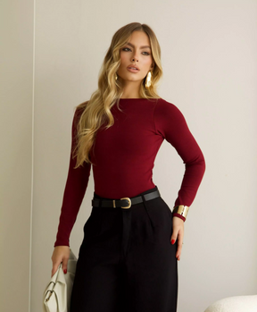 BODY CLAIRE - BORDO