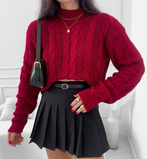 TRICOT LARA - CEREJA