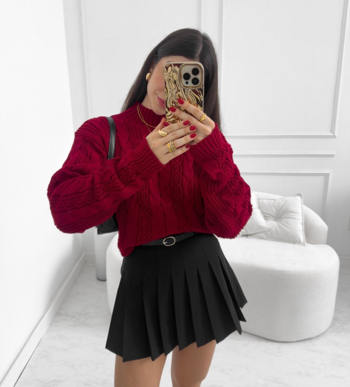 TRICOT LARA - CEREJA