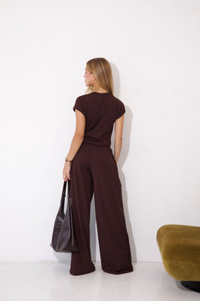 CONJUNTO ISABELLE- MARROM