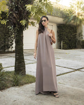 VESTIDO CHIARA - MARROM ARGILA