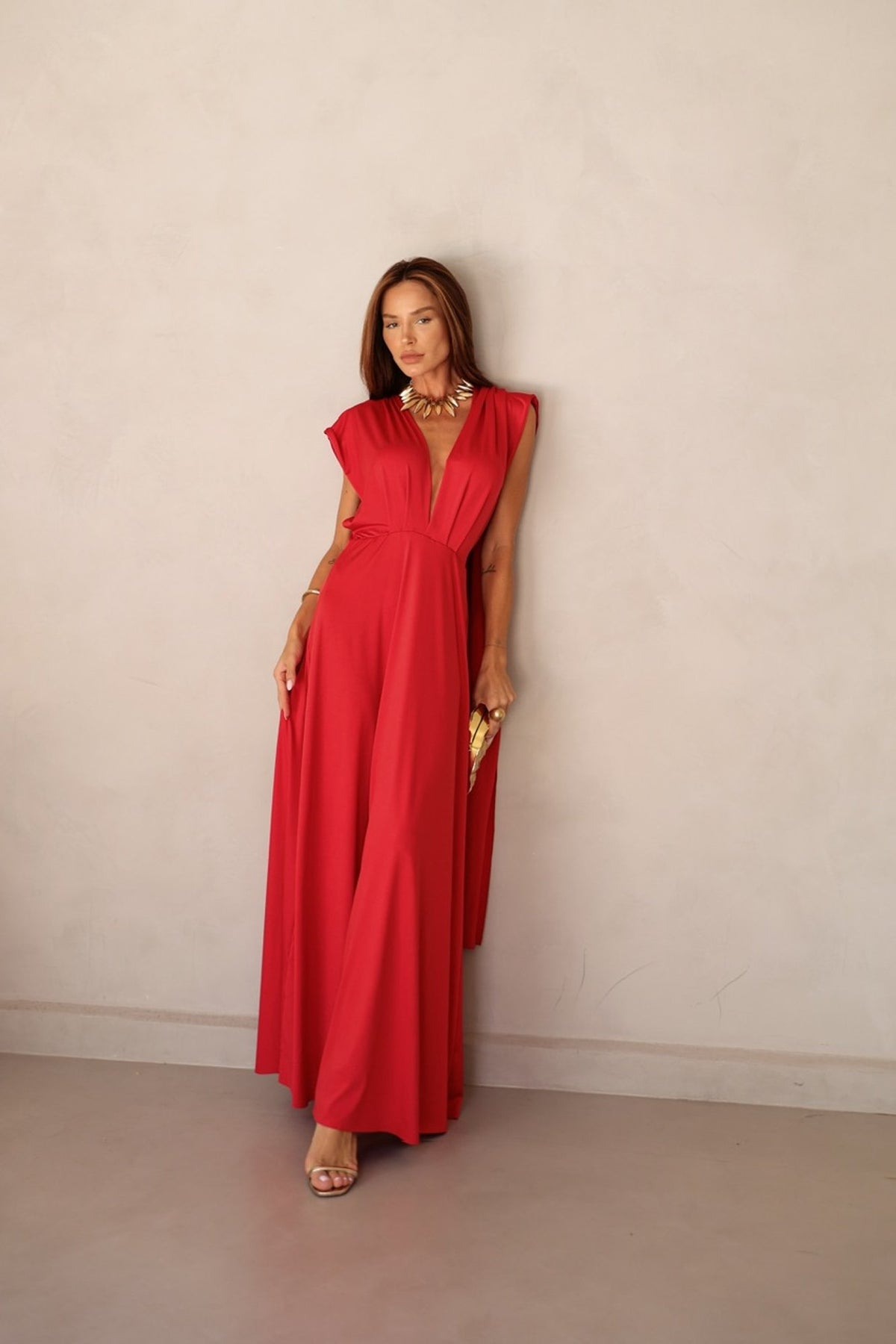 VESTIDO ANTONELLA - VERMELHO