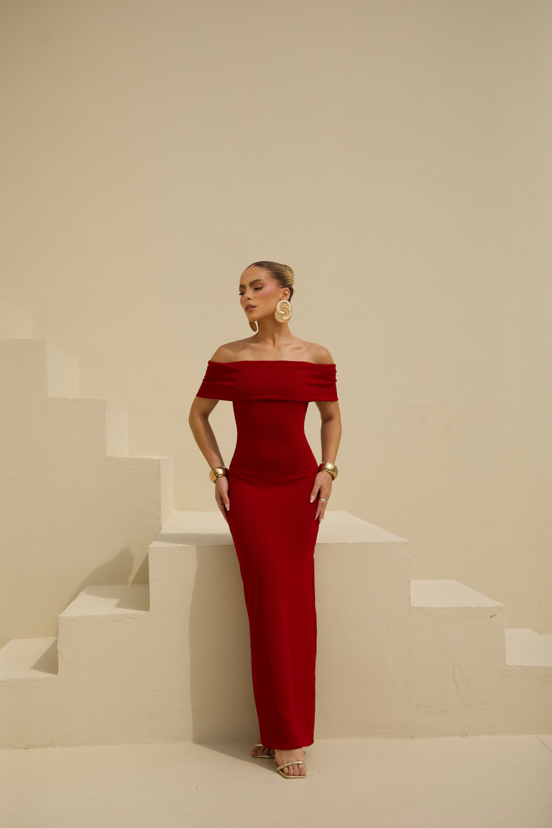 VESTIDO RAVENA - VERMELHO