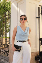 BLUSA KATERINA - AZUL CLARO