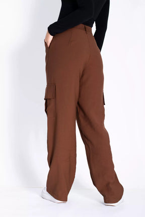 CALÇA CARGO ISIS - MARROM