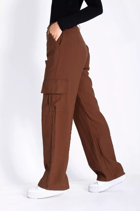 CALÇA CARGO ISIS - MARROM