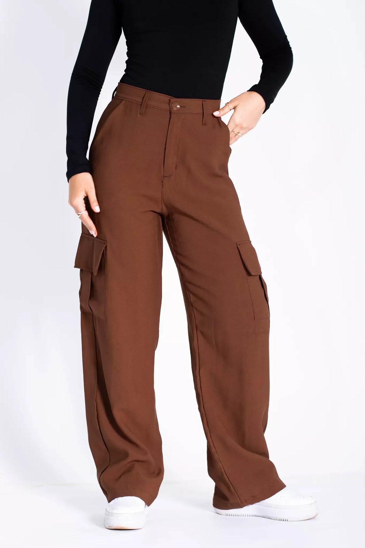 CALÇA CARGO ISIS - MARROM