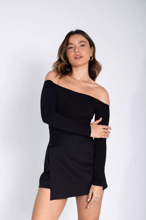 SHORT SAIA ANADE - PRETO